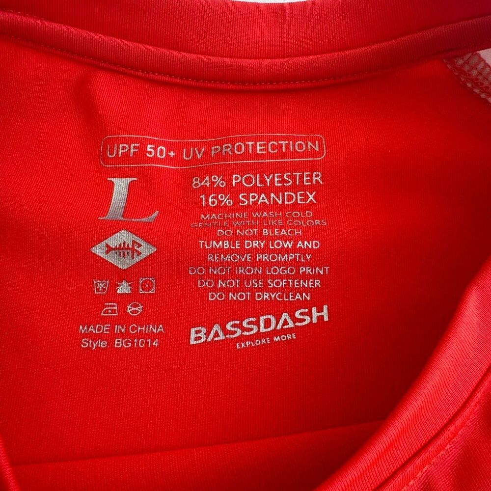 Huk and Bassdash Youth UPF Long Sleeve Fishing Shirt Lot Size Large - Picture 7 of 8